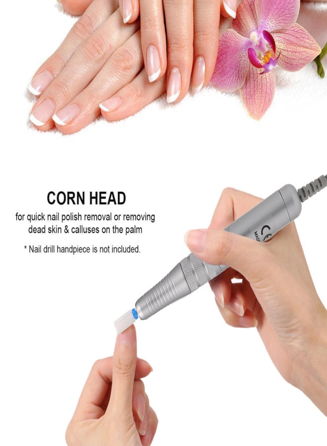 Nail Drill Bits Ceramic Nail Drill Bit Set for Acrylic Gel Nail Polishing Cuticle Dead Skin Removal Replacement Nail Drill Bits for Nail Drill Machine Manicure Pedicure Tools 6pcs - Image 3