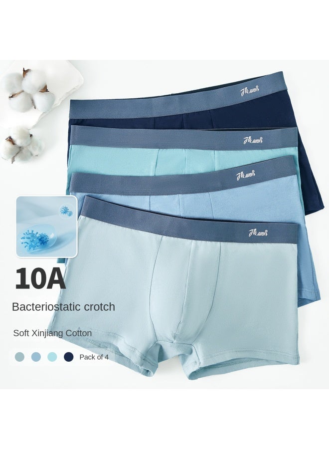 Top melon Pairs Of Men's Underwear [95% Long-staple Cotton, Antibacterial Gusset] Soft And Stretchy Men's Boxer Briefs, Breathable Cotton - Image 2