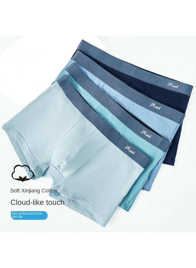 Top melon Pairs Of Men's Underwear [95% Long-staple Cotton, Antibacterial Gusset] Soft And Stretchy Men's Boxer Briefs, Breathable Cotton - Image 4