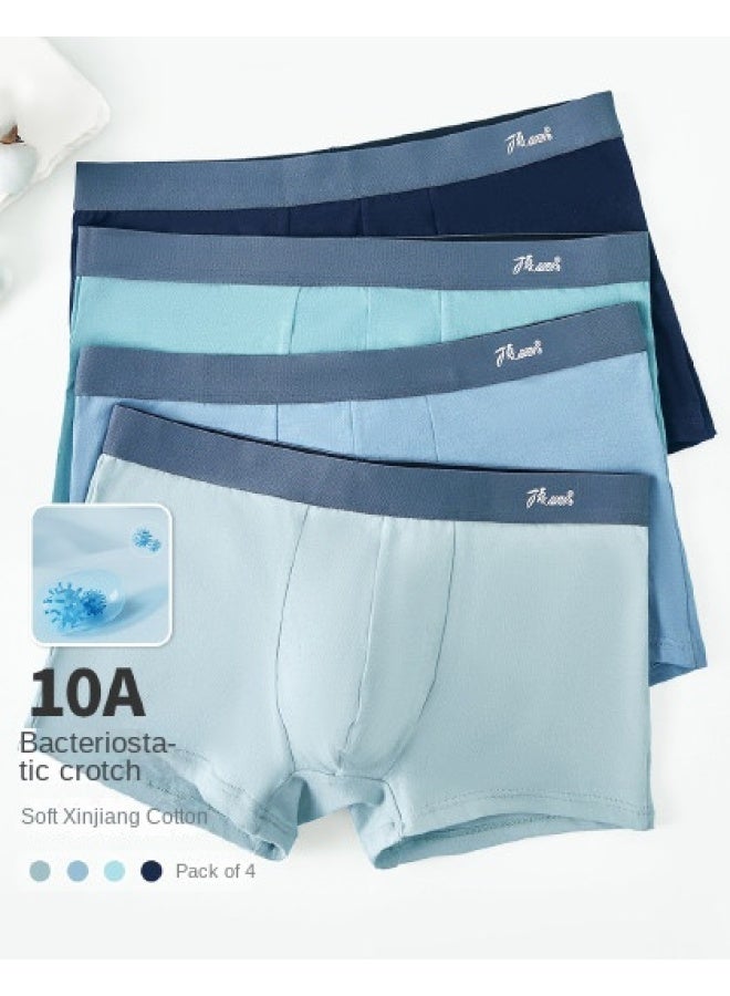 Top melon Pairs Of Men's Underwear [95% Long-staple Cotton, Antibacterial Gusset] Soft And Stretchy Men's Boxer Briefs, Breathable Cotton - Image 1