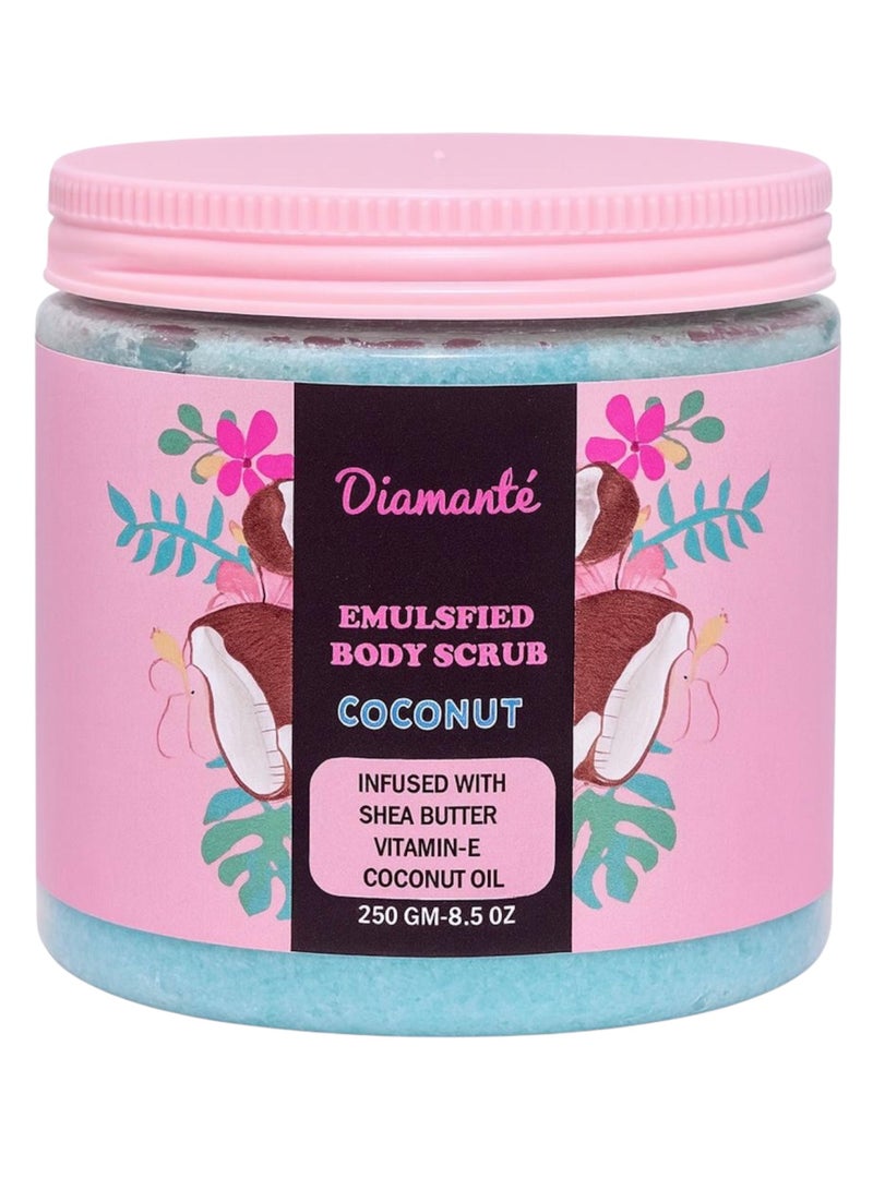 Diamantè Coconut Emulsified Body Scrub - Image 1