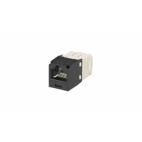 Panduit CJ688TGBL Category-6 8-Wire TG-Style Jack Module, Black - Image 1