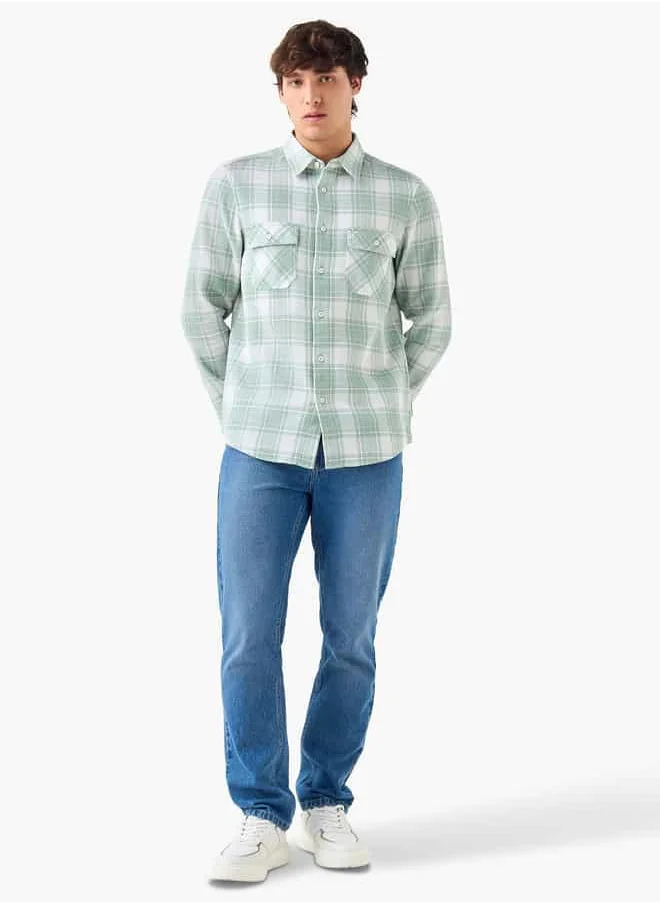 Lee Cooper Lee Cooper Checked Shirt with Pockets