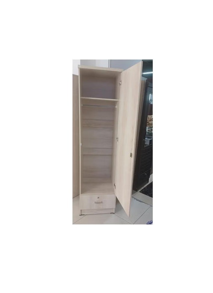 Galaxy Design - Galaxy Design Single Door Cupboard GDF-611 ASH, H180 x W45 X D45cm. - Image 1