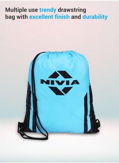Nivia String Gym Drawstring Bag | Running | Polyester | Standard | Yoga | Shopping | Hiking | Camping |Small Backpack | Dori | Sports Bag | Lightweight  - Image 4
