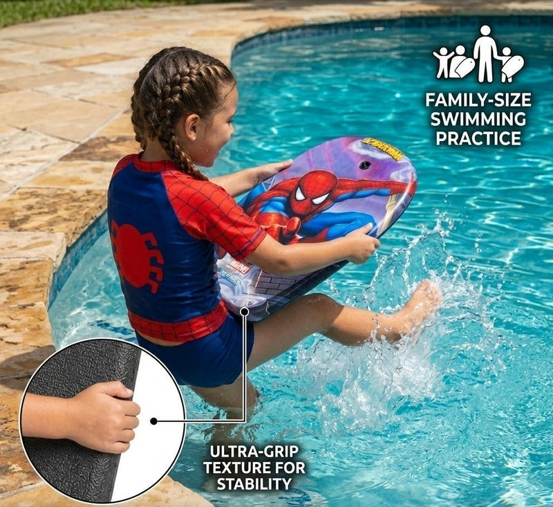 MONDO Body Board 84cm for Kids, Lightweight Foam Bodyboard Surf Board Float - Durable Boogie Board for Children & Teenagers - Ideal for Beach, Ocean and Pool Fun - Image 2