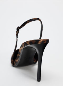 Zara Animal print heeled shoes  - Image 4