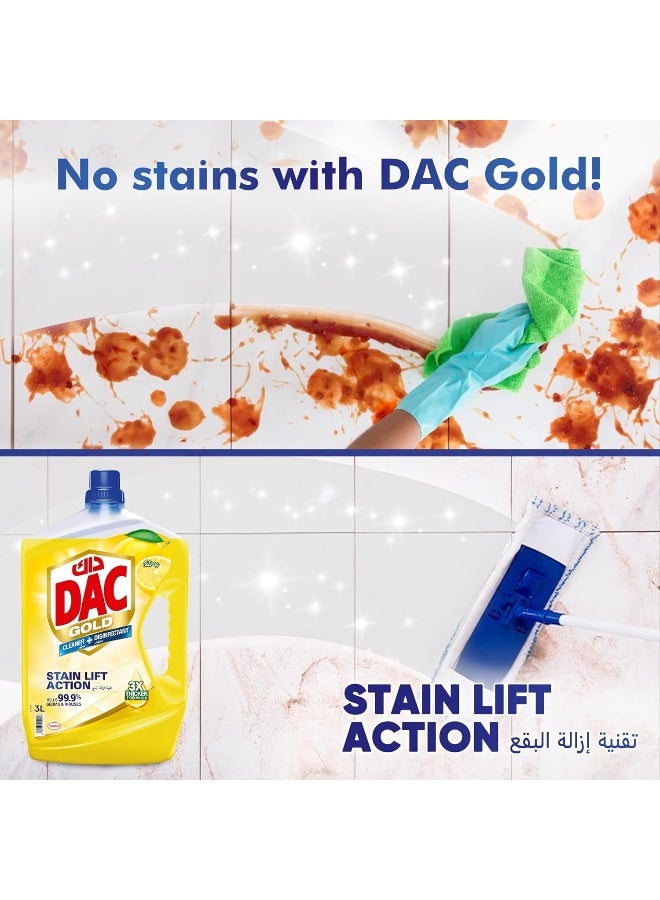 Dac Dac Multi Purpose Disinfectant Lemon 3Litre  - Image 4