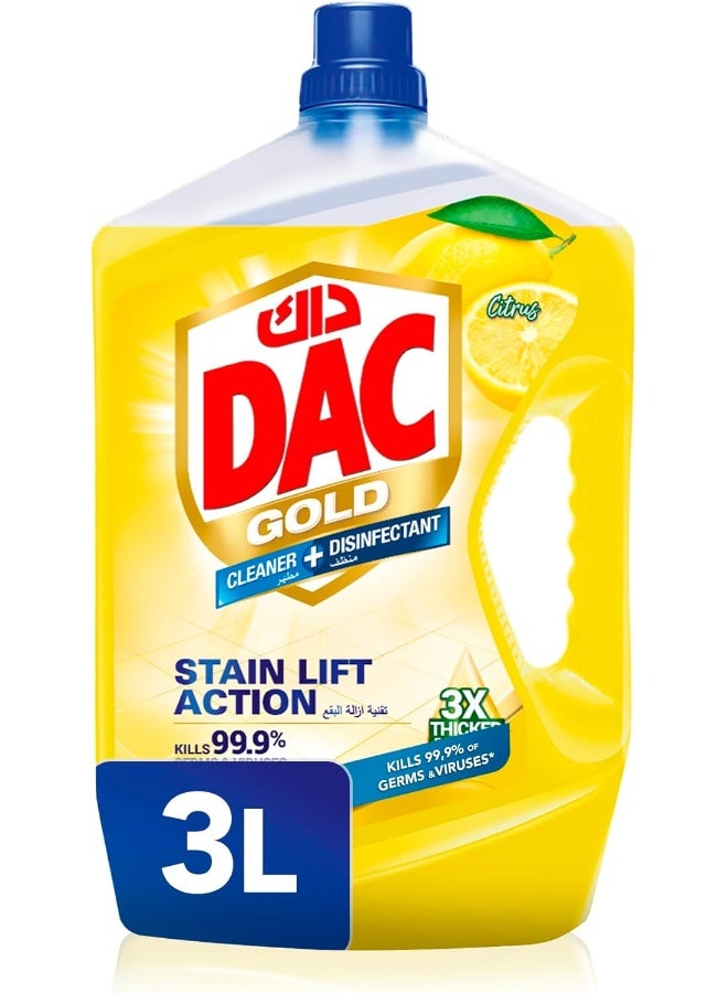 Dac Dac Multi Purpose Disinfectant Lemon 3Litre  - Image 1