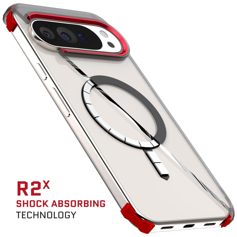 Ghostek Covert Clear Pixel 10 Pro XL Case - Compatible with MagSafe, Magnetic Shockproof Protective Phone Cover Designed for 2025 Google Pixel10 Pro XL (6.8") (Smoke) - Image 4