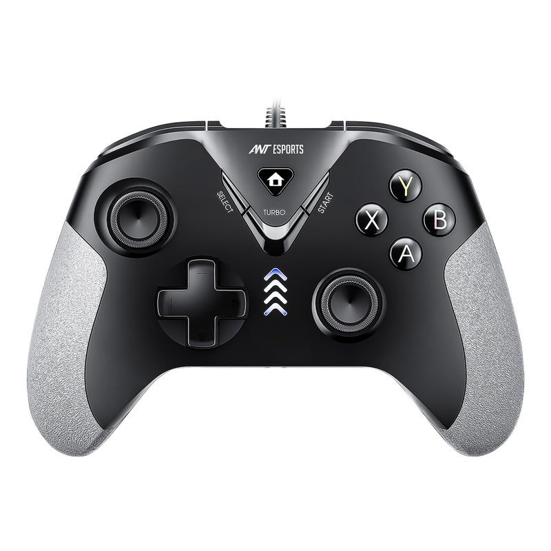 Ant Esports GP165 Wired Controller with Hall Effect Magnetic Triggers for PC/PS3/Android (Black/Grey) - Image 4