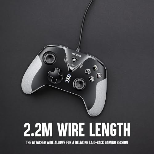 Ant Esports GP165 Wired Controller with Hall Effect Magnetic Triggers for PC/PS3/Android (Black/Grey) - Image 2