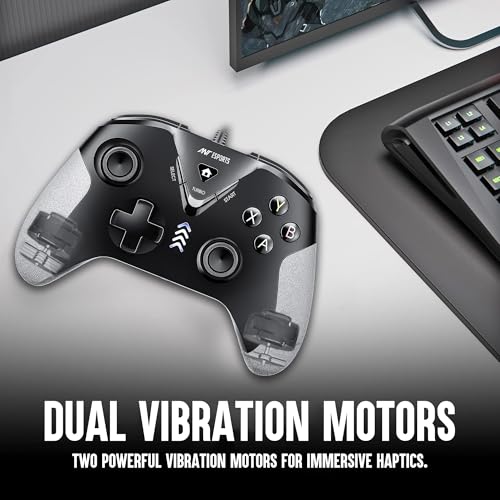 Ant Esports GP165 Wired Controller with Hall Effect Magnetic Triggers for PC/PS3/Android (Black/Grey) - Image 5