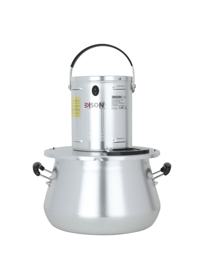 Edison Electric Popular Food Pot, 10 Liters, 100 Watts - Silver - Image 1