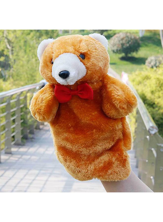 Bluejw New Style Bow Tie Bunny Hand Figure Doll Teaching Toy Gloves Children Early Education Storytelling Parent-child Comfort Plush Doll - Image 1