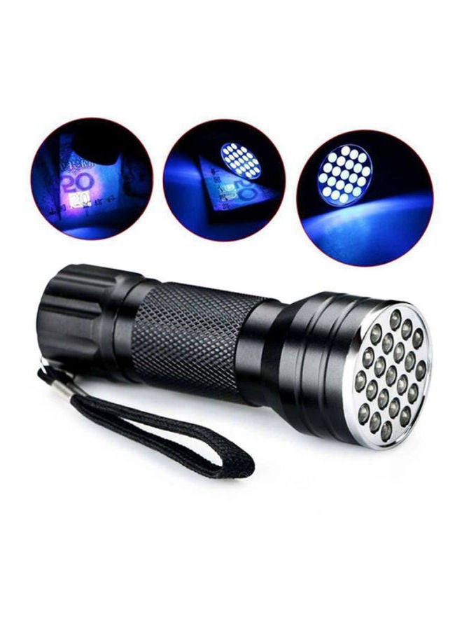 NIBEMINENT Uv Flashlingt Lamp Black/Silver 3x4cm  - Image 2