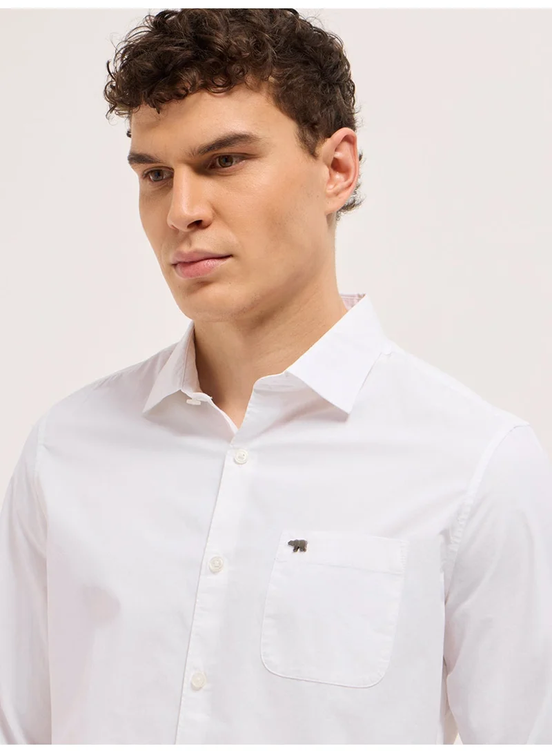 THE BEAR HOUSE  Men’s Shirt for Office, Casual & Party Wear | Comfortable Long Sleeve Shirt with Classic Collar, Button Closure & Versatile Stylish Look for Men | Best Price UAE