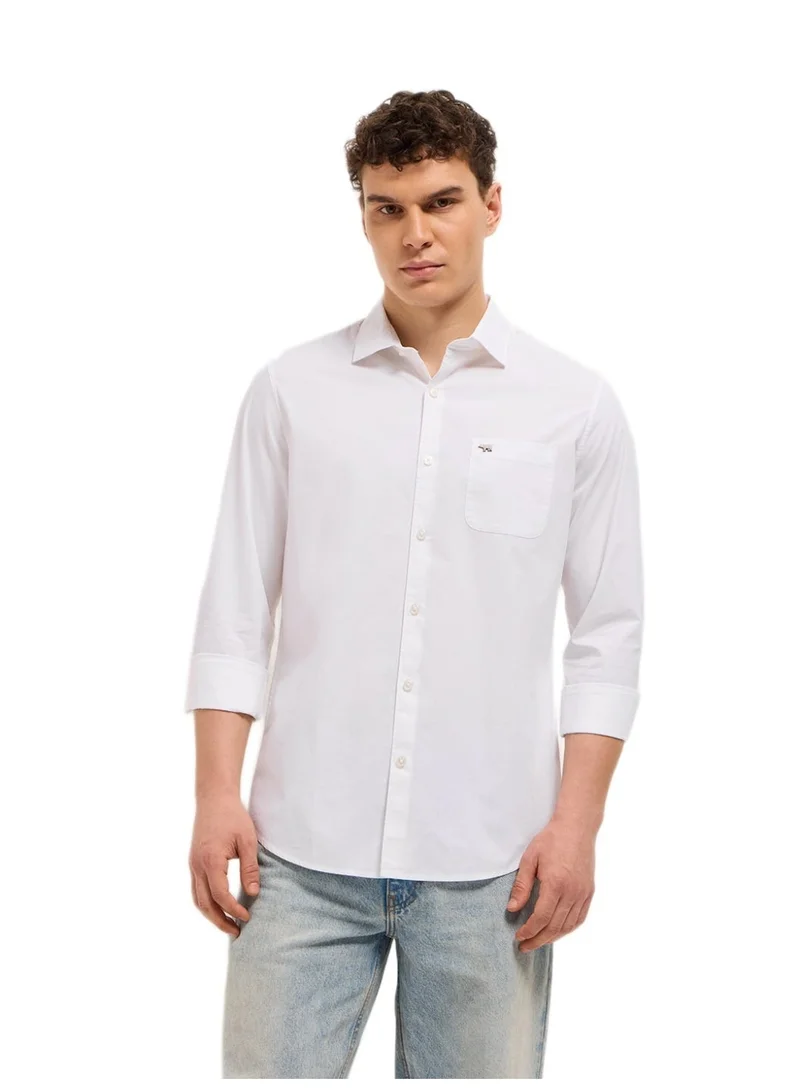 THE BEAR HOUSE  Men’s Shirt for Office, Casual & Party Wear | Comfortable Long Sleeve Shirt with Classic Collar, Button Closure & Versatile Stylish Look for Men | Best Price UAE