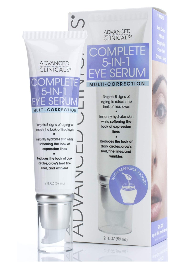 Advanced Clinicals - 5-In-1 Multi Correction Eye Serum 59ml - Image 1
