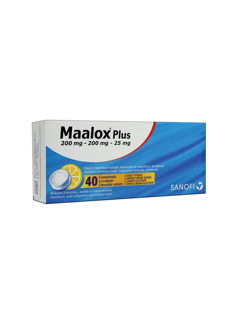 maalox plus Plus Tablets 40S