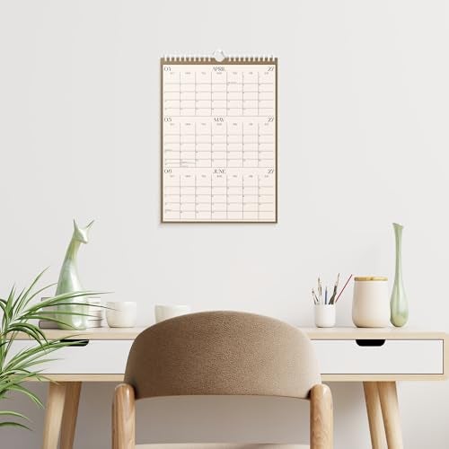 Karto 3 Month Wall Calendar 2026-2027 - Vertical 11x17 inch January 2026 to June 2027 - Boost Your Productivity and Easy Planning with the Aesthetic Monthly Calendar - Boho Color - Image 5