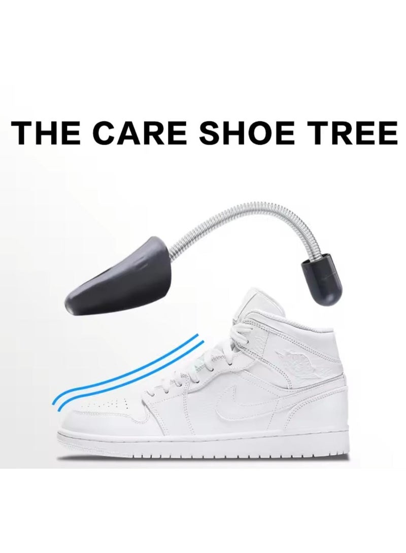 King Adjustable Shoe Trees – Durable Plastic Shoe Shapers with Steel Spring – Perfect Universal Fit for Men and Women – Preserves Shape, Eliminates Creases, Prolongs Shoe Life – Controls Odor Through Open-Vent Design – Works for Dress Shoes, Tall Boots, Trainers & Casual Shoes – Easy to Adjust to Any Size – Simple Insertion Without Force – Lightweight and Long-Lasting – Ideal for Daily Use at Home, Travel, or Shoe Display – Enhances Shoe Comfort and Look – Professional Shoe Care Tool for Egypt Market - Image 2