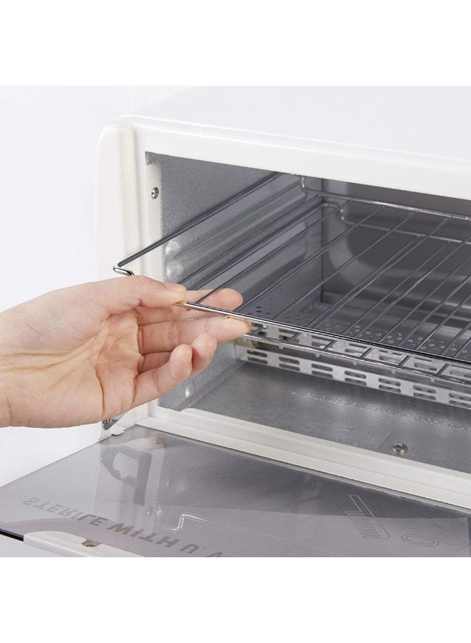 BLC Ultraviolet Sterilization, UV Disinfection Cabinet 2 -Tiers Sterilization Tray, UV Sterilizer with Timer for Home Use, Barbers, Manicure, Beauty Salons and Spas,White - Image 4