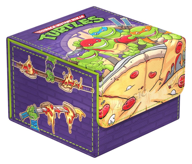 Ultimate Guard - Sidewinder 133+ Xenoskin - Magic: The Gathering Universes Beyond - Teenage Mutant Ninja Turtles - Pizza Box - Image 1