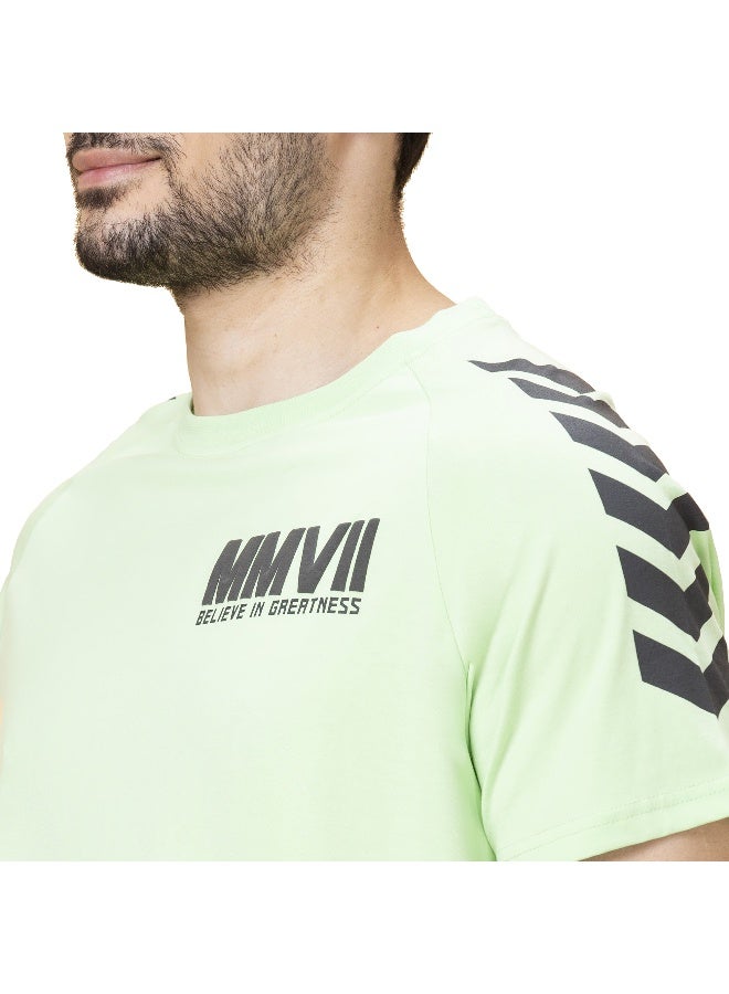 Being Human Mens Icy Mint Round Neck Short Sleeve T-Shirt - Image 5