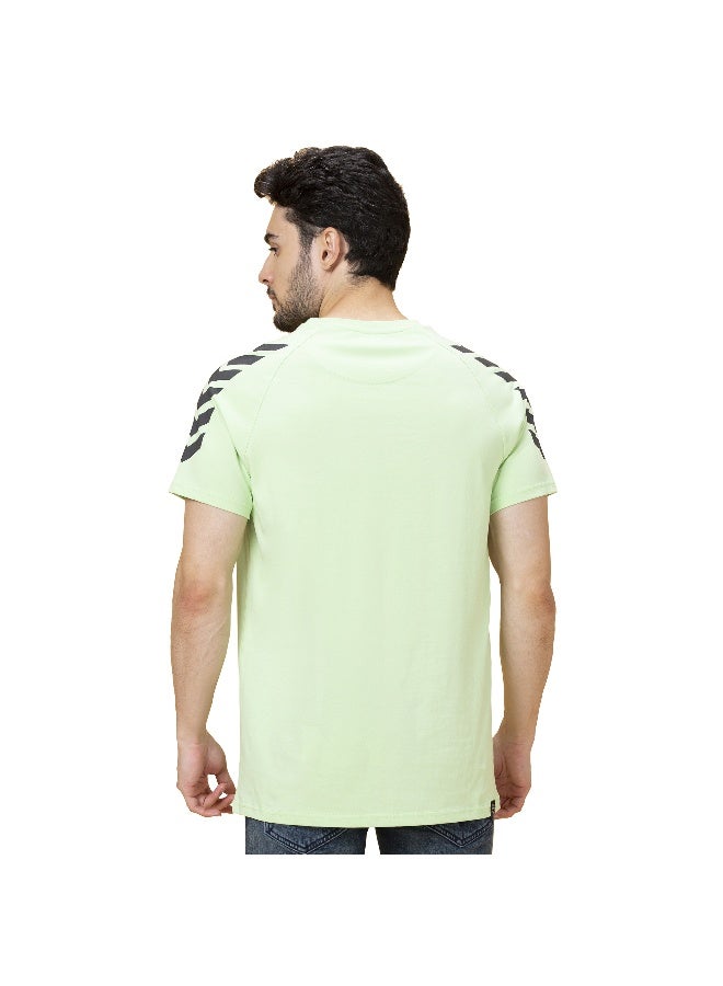 Being Human Mens Icy Mint Round Neck Short Sleeve T-Shirt - Image 3