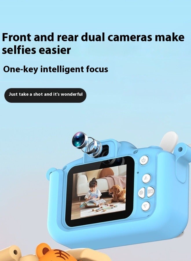 Kids Camera,1080P HD Digital Video Camera Toy for 3-12 Year Old Boys/Girls, Birthday Festival Gifts for Kids,USB Rechargeable Kids Selfie Camera with 32GB SD Card and card reader - Image 5