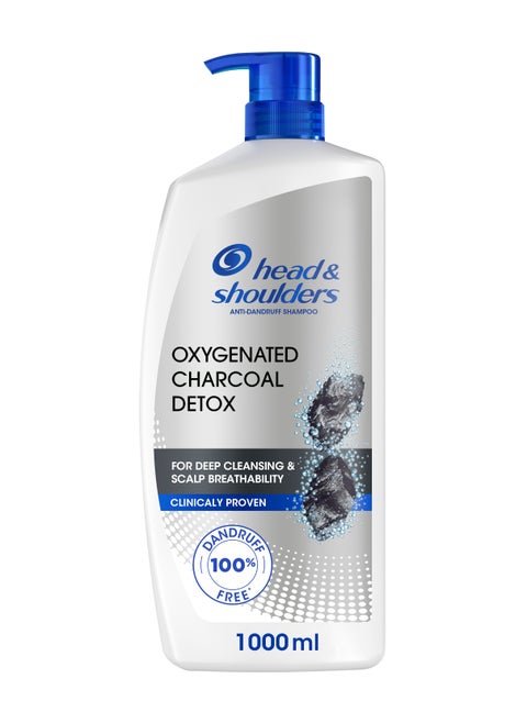 Anti-Dandruff Shampoo Oxygenated Charcoal Detox 1000ml