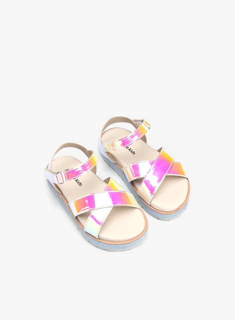 Pine Kids Pine Kids Velcro Closure Sandals - Pink