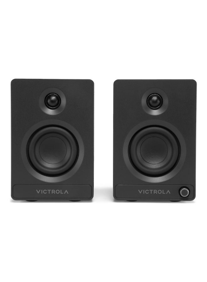 Victrola Tempo – Bluetooth Bookshelf Speakers - Walnut - Image 2