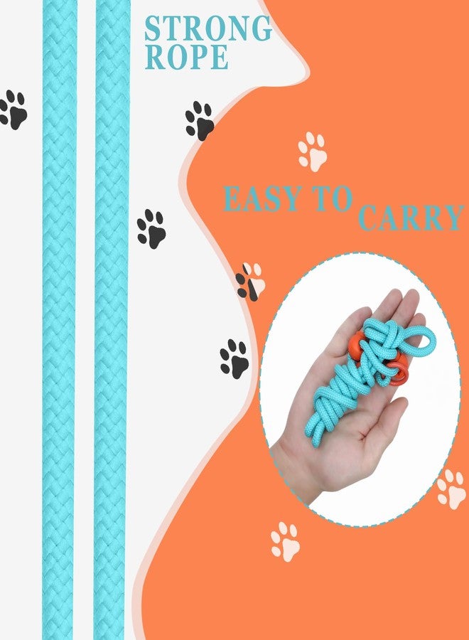 CUTEABC Slip Leads for Puppies & Medium Dogs - 5 FT Training Leash, Lightweight Rope, No Pull, Quick Loop, Blue - Image 3