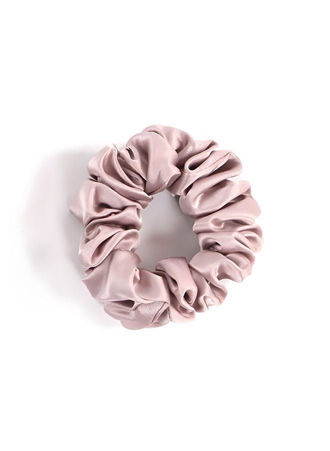 ربطات الشعر السريعة الحرير الساتين الشعر المرونات الفرقات ملحقات الشعر الغبار الوردي