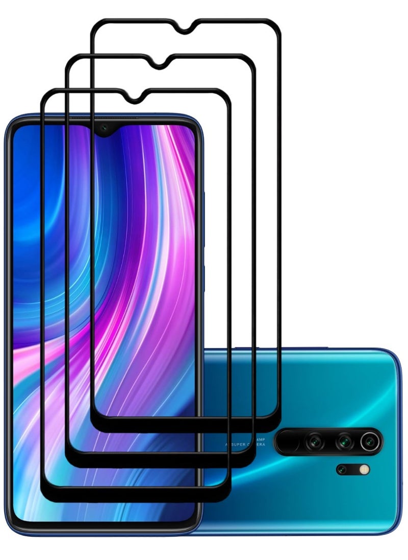 ACLIX 3 Pieces Antistatic ESD Dustproof Premium Quality High Definition Tempered Glass Screen Protector Designed For Xiaomi RedmiNote 8 Pro - Image 1