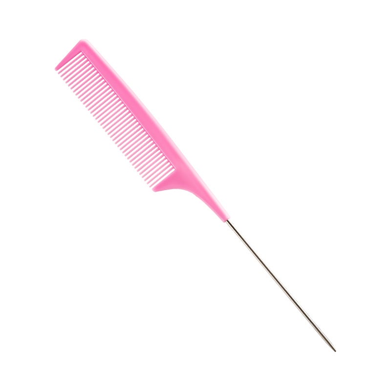 Generic Professional Hair Styling Tail Comb 5101-pink 
