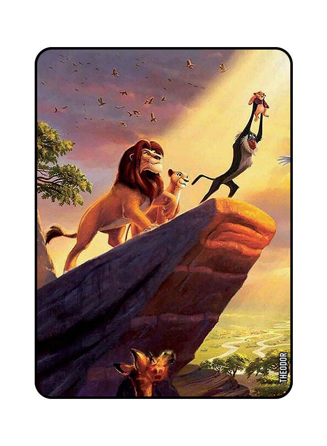 Theodor Protective Flip Case Cover For Samsung Galaxy A7 Lite 2021 8.7 Inches with Auto Wake/Sleep Lion King Poster 2 - Image 1