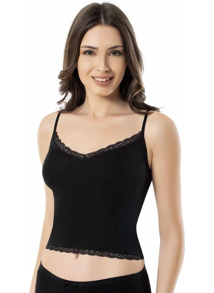 KOTA Women's Lace Detailed Crop Bustier 1PCS - 6374