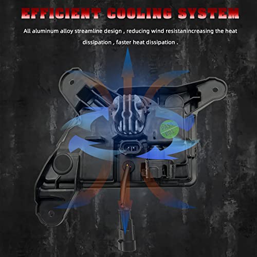 BOXLIGHT LED with DRL Fog Lights Compatible with 2019-2023 Chevrolet Silverado 1500 2500HD 3500HD, Chevy Front Bumper Driving Fog Lights with Switch and Wiring Set - Image 2