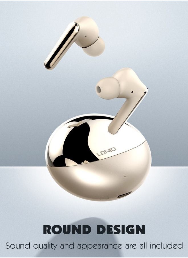 LDNIO سماعات أذن T01 Pro TWS داخل الأذن لاسلكية مع أطراف أذن بديلة وحافظة واقية الإصدار القياسي  - Image 2