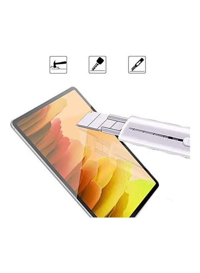 NIBEMINENT Tempered Glass Screen Protector For Samsung Galaxy Tab A7 Clear  - Image 2