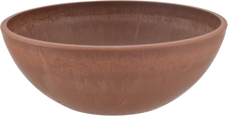 PSW من مجموعة أواني M30TC، وعاء حديقة ضحل للنباتات العصارية والبونساي وحدائق الجنيات، بقطر 12 بوصات، لون التيراكوتا - Image 2