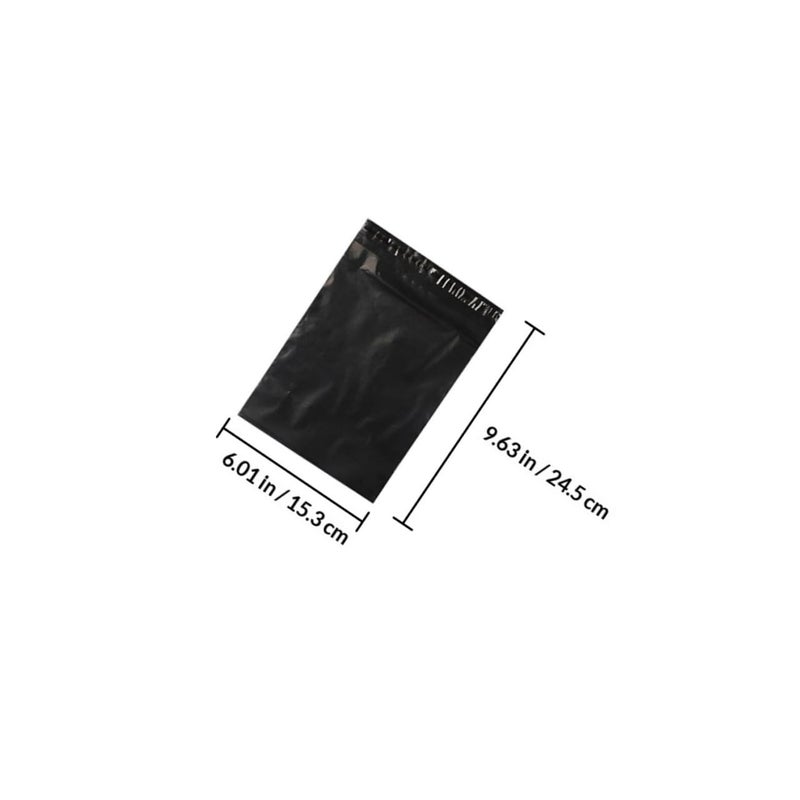 Black Thickened Waterproof Self Seal Shipping Bags 100pcs For Logistics And Clothing Packaging - Image 3