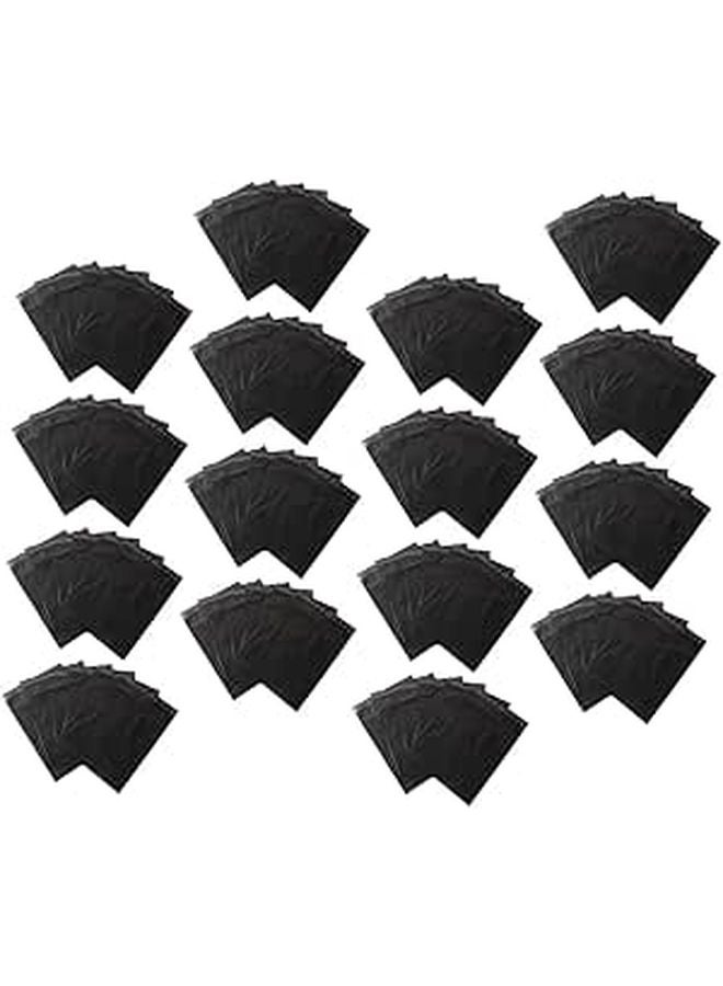 Black Thickened Waterproof Self Seal Shipping Bags 100pcs For Logistics And Clothing Packaging - Image 1