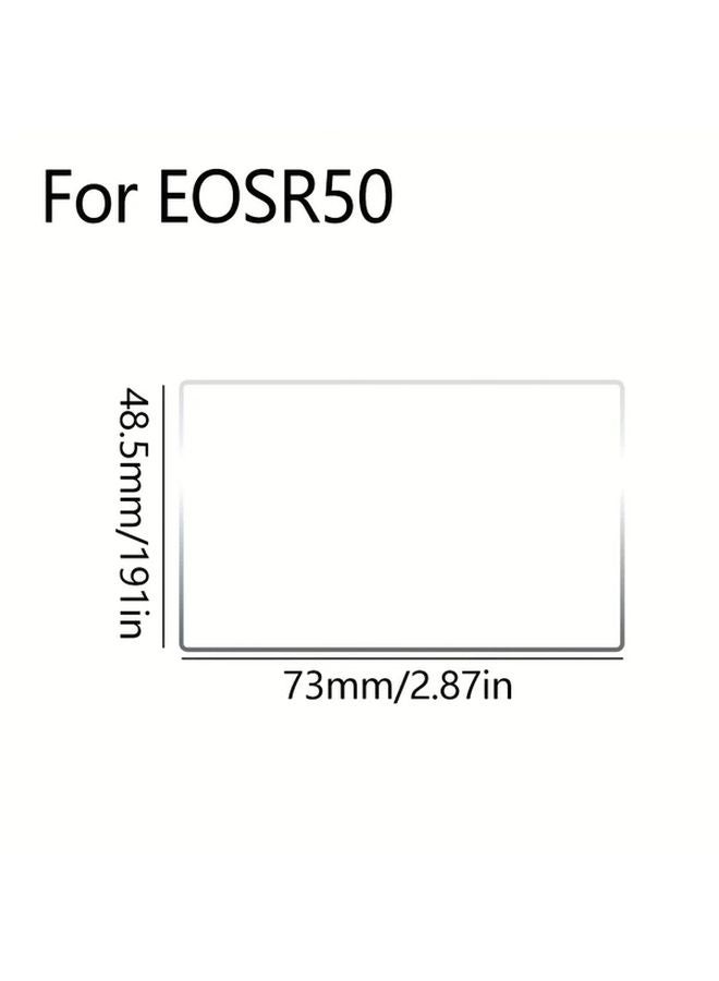 3pcs Tempered Glass Screen Protector Anti Scratch For Canon EOS R3 R100 R8 R5 R50 - Image 3