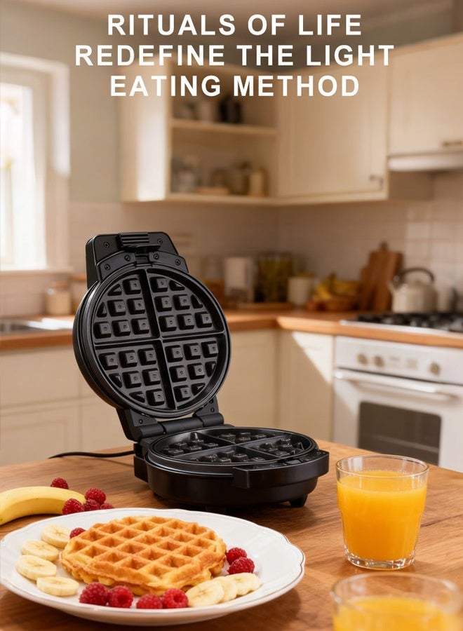 sokany 5 In 1 Non-Stick Multi Snacks Maker With Waffle/Donut/Egg roll/Meatball/Cartoon Cake,Detachable Plates 600W SK-08105 Black/Silver - Image 2