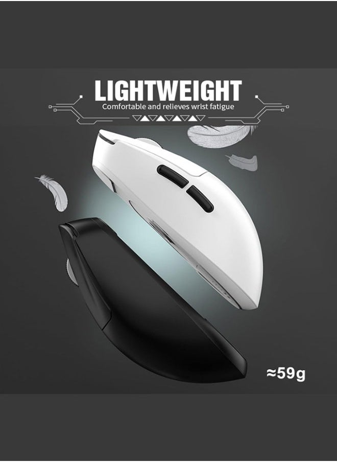 XUNFOX Wireless Gaming Mouse  Rechargeable Computer Mouse Ergonomic Mice Honeycomb Design With RGB Backlight  USB Receiver  7 Buttons  Adjustable DPI  - Image 3