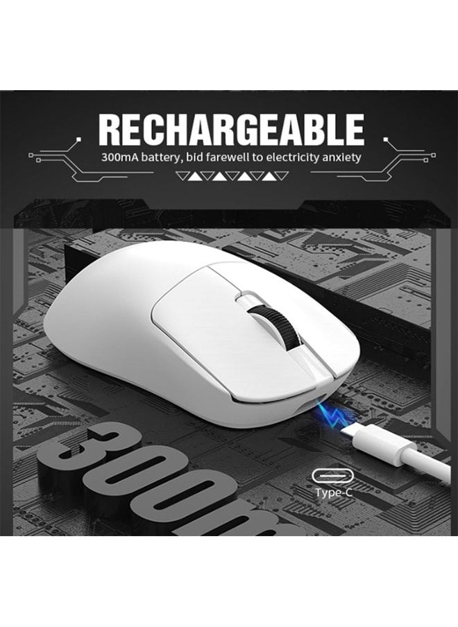 XUNFOX Wireless Gaming Mouse  Rechargeable Computer Mouse Ergonomic Mice Honeycomb Design With RGB Backlight  USB Receiver  7 Buttons  Adjustable DPI  - Image 5